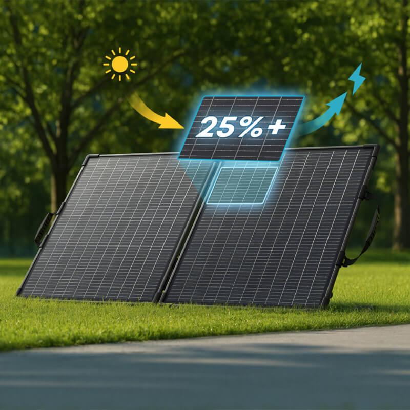 ecoflow battery generator EcoFlow Delta 2 Max Solar Generator (PV400W), Delta 2 Max + 1*400W Portable Solar Panel main image 0