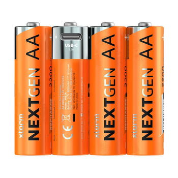 Xtorm NextGen AA Batteries USB-C Rechargeable - 4 Pack