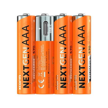 Xtorm NextGen AAA Batteries USB-C Rechargeable - 4 Pack